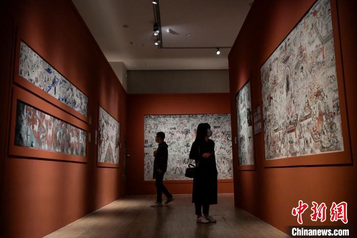 敦煌石窟藝術(shù)展在海南開展 海陸兩條絲綢之路跨時空交流
