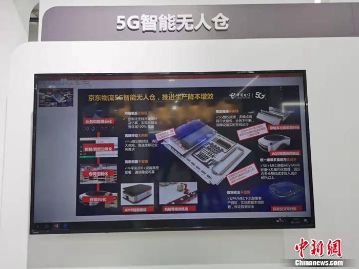 5G智能無人倉。<a target='_blank' href='http://www.chinanews.com/' >中新網(wǎng)</a>記者 李金磊 攝